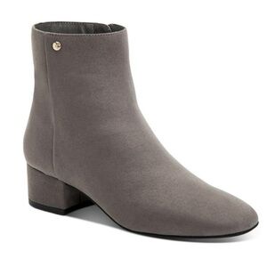 Charter Club Faux Suede Heather Grey Booties Size 6 New in Box